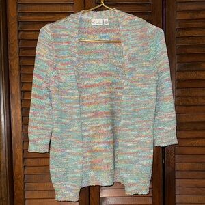 Kim Rogers Multicolor Petite Women’s Cardigan